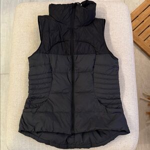 Vintage Lululemon Black Down Puffer Vest